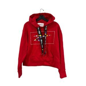 Reebok by Pyer Moss Red Family Reunion Hoodie Small